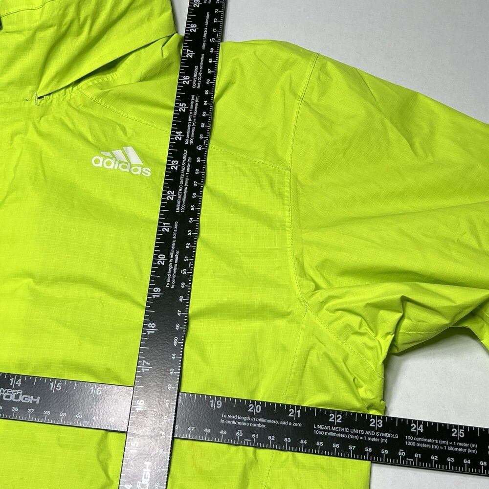 Womens  Jacket Size Medium ADIDAS Climaproof Wandertag Lined Hooded Rain Coat - Picture 4 of 10